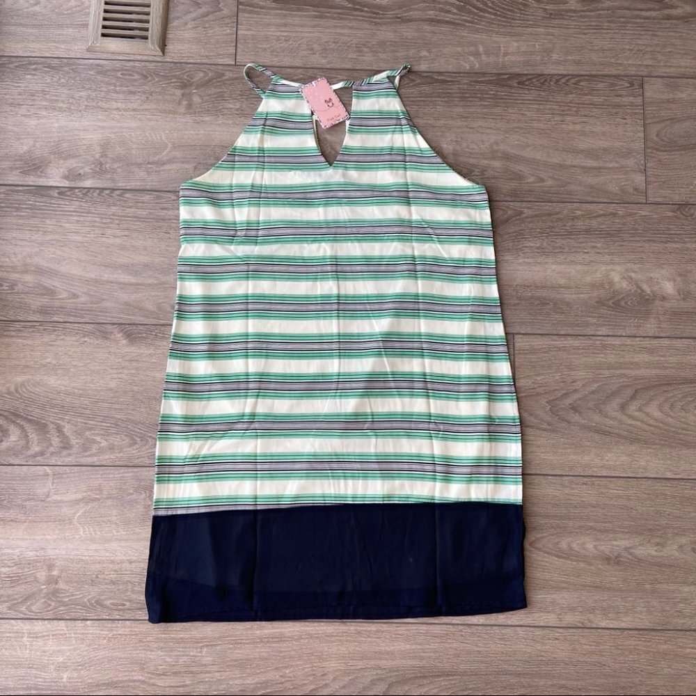 NWT Pink  Owl Striped Dress - Picture 9 of 12
